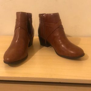Brown ankle boots